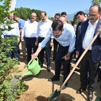 Çekirge Teras’ta ilk fidan toprakla buluştu 