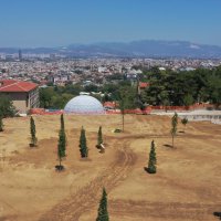 Çekirge Teras’ta ilk fidan toprakla buluştu 