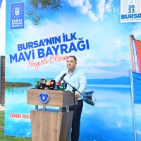  Mavi Bayrak, İznik’te dalgalanıyor 