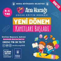 Ana kucağı yeni dönem kayıtları başladı 