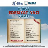 Geleceğin edebiyatçıları bu kamptan çıkacak 