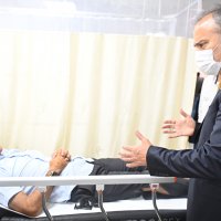 Başkan Aktaş’tan yaralılara ziyaret  