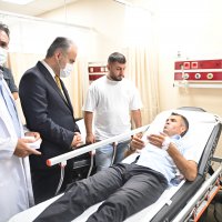 Başkan Aktaş’tan yaralılara ziyaret  