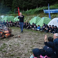 İzcilerin Uludağ eteklerinde kamp keyfi 