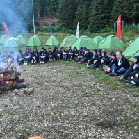 İzcilerin Uludağ eteklerinde kamp keyfi 