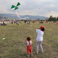 Zafer coşkusu göklere yansıdı 