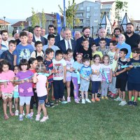 Göçmen konutları yeşile kavuştu 