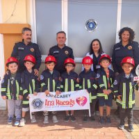 Minik alev savaşçıları göreve hazır 