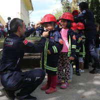 Minik alev savaşçıları göreve hazır 
