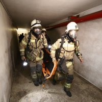 Metroda nefes kesen tatbikat  