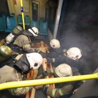 Metroda nefes kesen tatbikat  