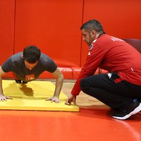 Alev savaşçısı olmak için ter döktüler 