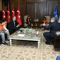 Başkan Aktaş’ın özel konukları 