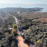 Gölyazı yolu yenileniyor 