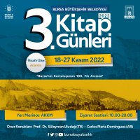 Bursa’da 3. kitap şöleni başlıyor 