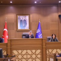 Personele katılım sertifikası töreni 