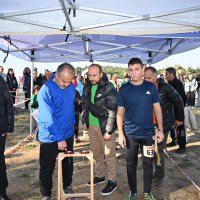 Oryantiring turnuvasında zamana karşı yarış 