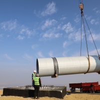 600 metrekarelik Türk bayrağı göklere çekildi 