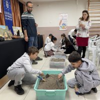 Salonda arkeolojik kazı 