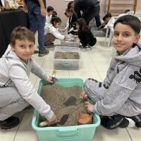 Salonda arkeolojik kazı 