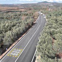 Gölyazı yolu sil baştan yenilendi 