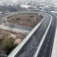 Adliye Kavşağı’nda trafik yolunda 