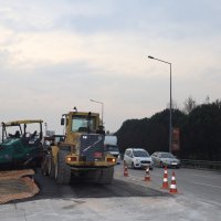 Adliye Kavşağı’nda trafik yolunda 