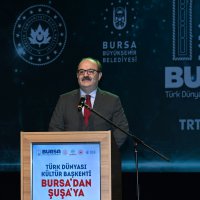 Türk kültür sancağı Bursa'dan Şuşa'ya geçti 