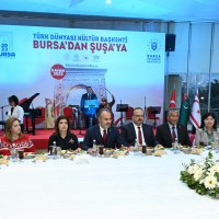 Türk kültür sancağı Bursa'dan Şuşa'ya geçti 