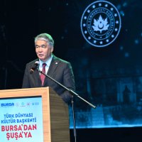 Türk kültür sancağı Bursa'dan Şuşa'ya geçti 