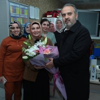 Başkan Aktaş, yeni yıla 2023'ün ilk bebeğiyle girdi 