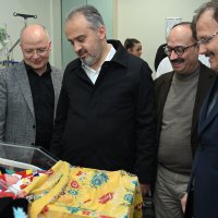 Başkan Aktaş, yeni yıla 2023'ün ilk bebeğiyle girdi 