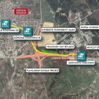 Metronun yeni rotası: Görükle 