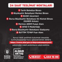 Bursa, depremzedeler için tek yürek 