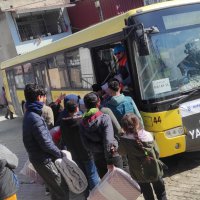 Sarı otobüslerle umuda yolculuk 