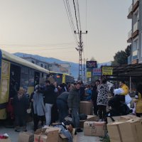 Sarı otobüslerle umuda yolculuk 