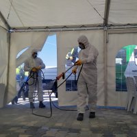 Deprem bölgesinde hijyen seferberliği 