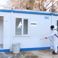 Deprem bölgesinde hijyen seferberliği 