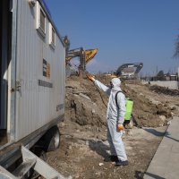 Deprem bölgesinde hijyen seferberliği 