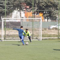 Depremzede çocuklarla moral maçı 
