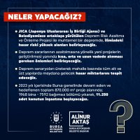 Bursa depreme hazırlanıyor 