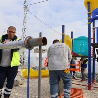 Büyükşehir’den depremzede çocuklara oyun parkı 