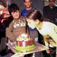 Çadırda doğum günü 