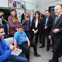 Başkan Aktaş’tan özel öğrencilere ziyaret 