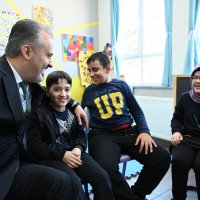 Başkan Aktaş’tan özel öğrencilere ziyaret 