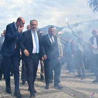 Büyükşehir işçisi bayram yaptı 