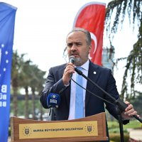 Büyükşehir işçisi bayram yaptı 