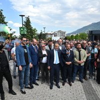 Büyükşehir işçisi bayram yaptı 