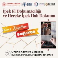 İpek halı ve kumaş el dokuma kursları başlıyor 