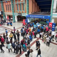 Fuarda gençlik kulübüne yoğun ilgi 